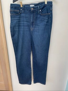 Good American always fit  good curve straight jeans 14-18